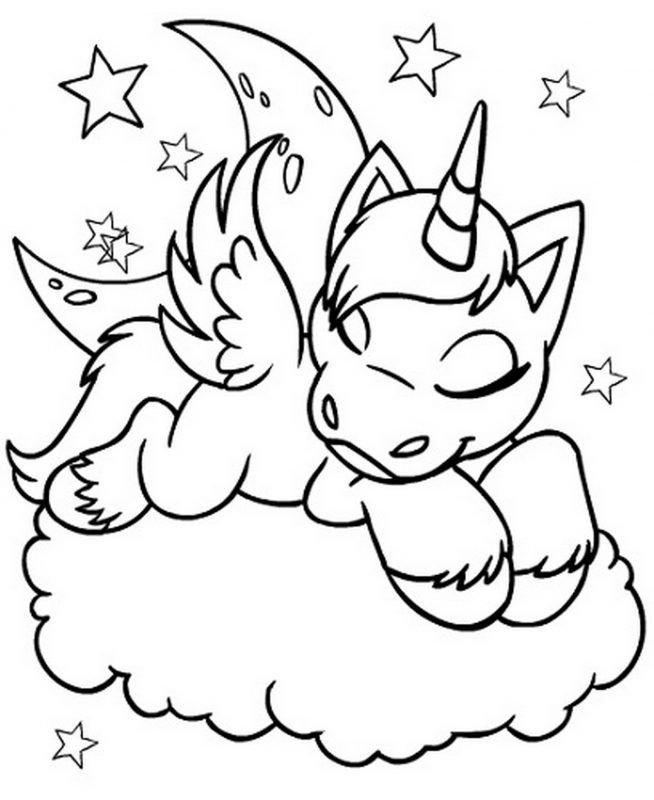Unicorn in the Clouds