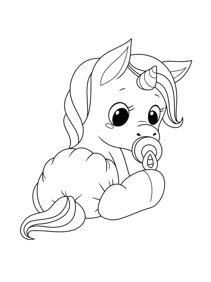 Cute Baby Unicorn